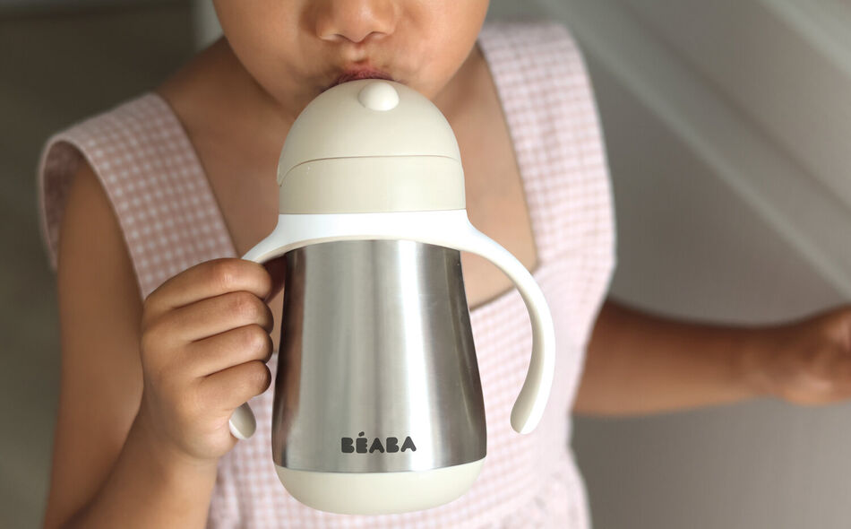 Tasse paille inox 250ml - Terre d'argile