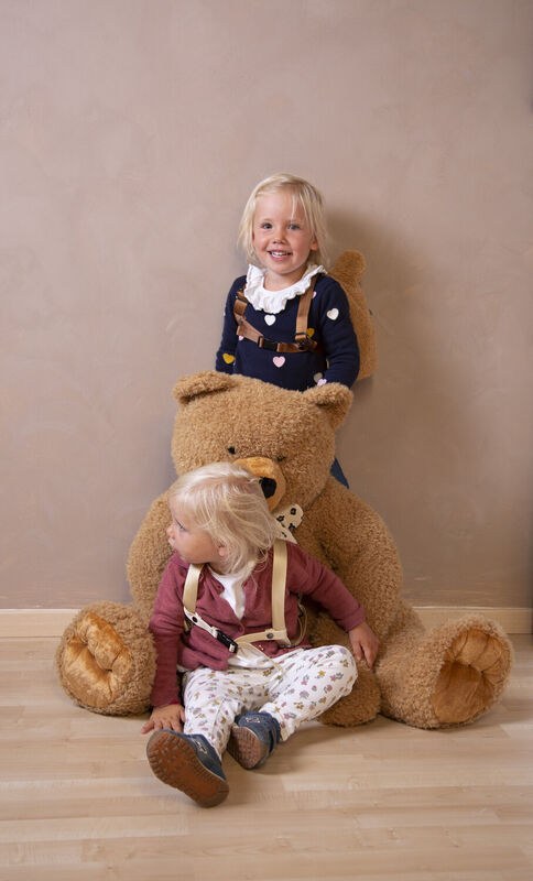 Peluche Assis Ours - 60x60x76 Cm - Teddy