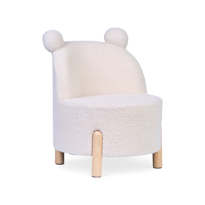Sessel F&uuml;r Kinder - Teddy - Altweiss Naturell