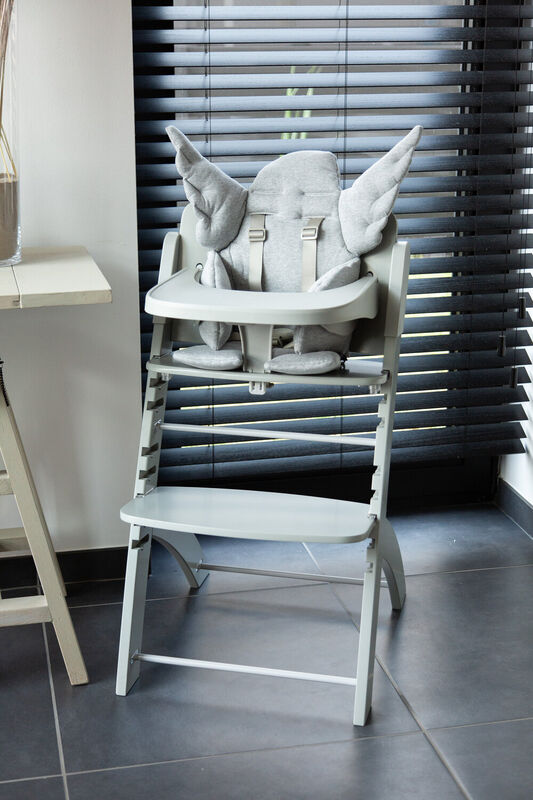 EVOSIT Treppenstuhl + Esstablett - Stone Grey