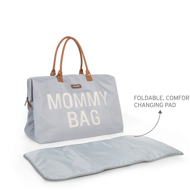 CHILDHOME Sac à langer Mommy Bag toile gris
