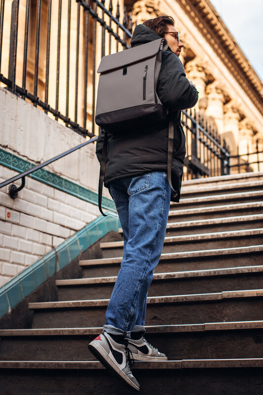 OSLO Changing bag Travel bag, Tote bag, Mommy bag, Nursery bag with changing mat - Mineral Grey