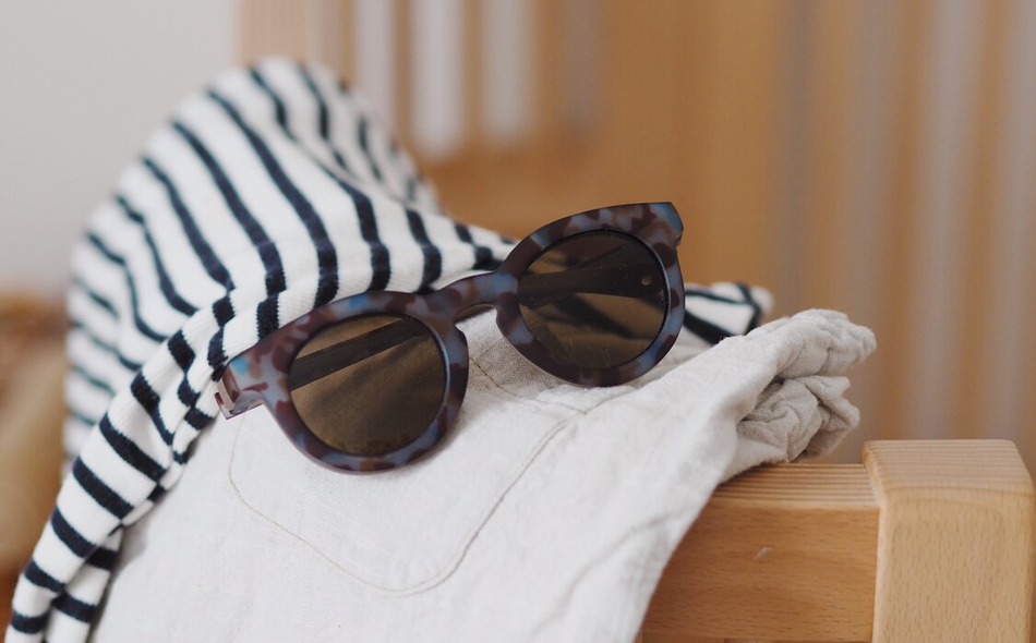 Sunglasses 2-4 years happy blue tortoise