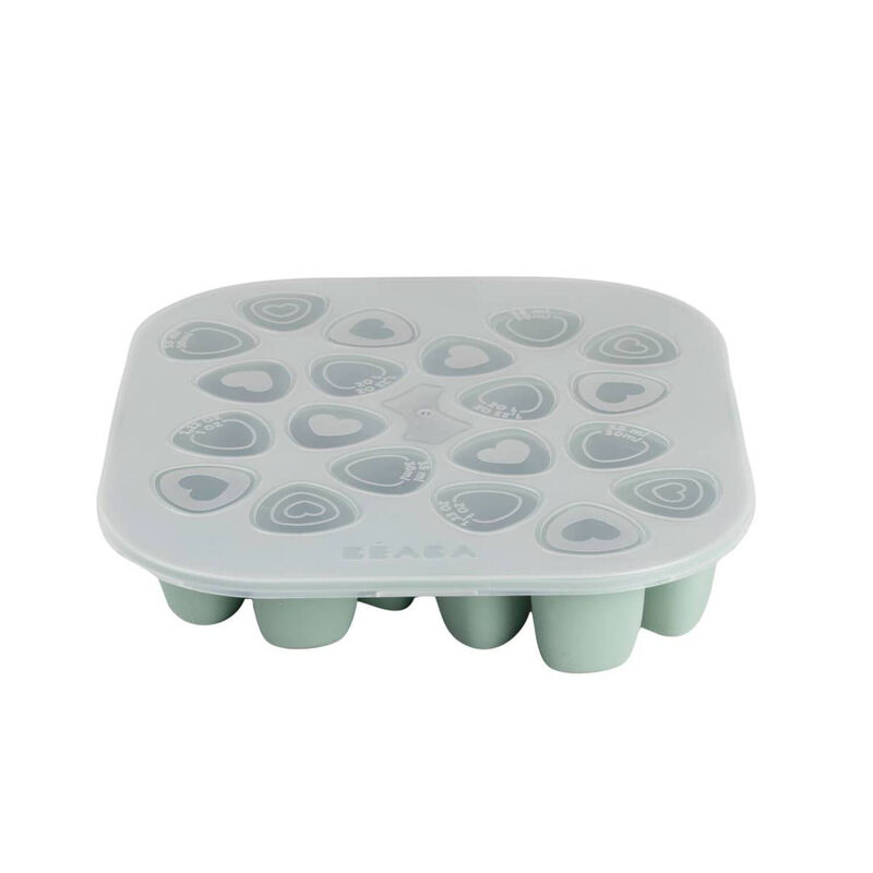 Stampo mini multi-porzioni in silicone &ndash; 20 x 35 ml - Sage green