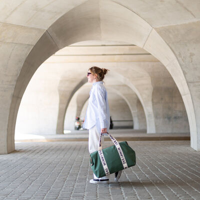 Mommy Bag &reg; Wickeltasche &ndash; Signature-Look - Canvas - Gr&uuml;n