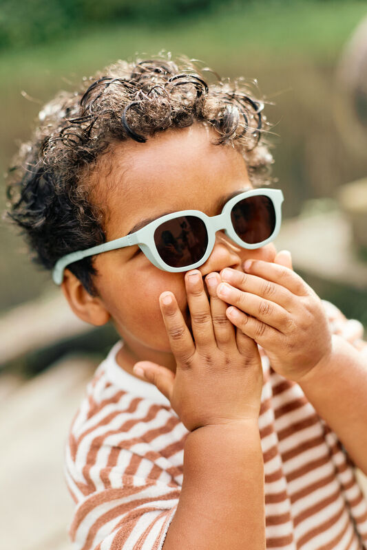  Gafas para 9-24 meses SQUARE LUCKY verde salvia 