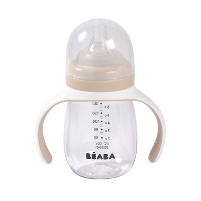 Botella de entrenamiento 2 en 1 210 ml - Tierra de arcilla 