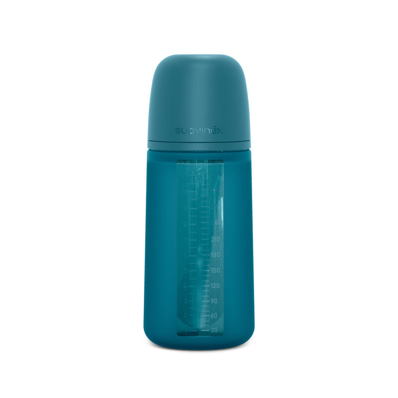 Biber&oacute;n de silicona Colour Essence con tetina SX Pro 330 ml flujo L - Deepl ocean