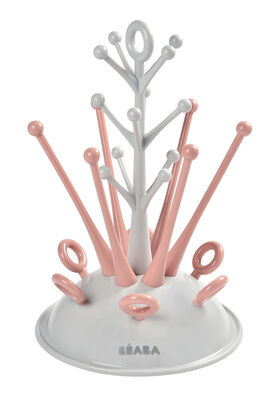 Tree baby bottle drainer pink