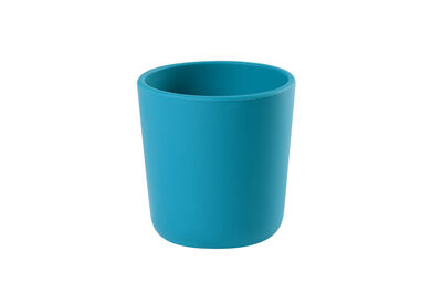Silicone cup blue