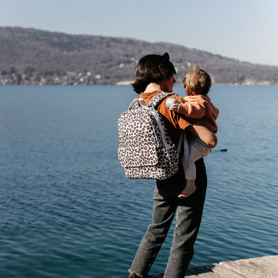 Rucksack Tokyo - Leopard clay