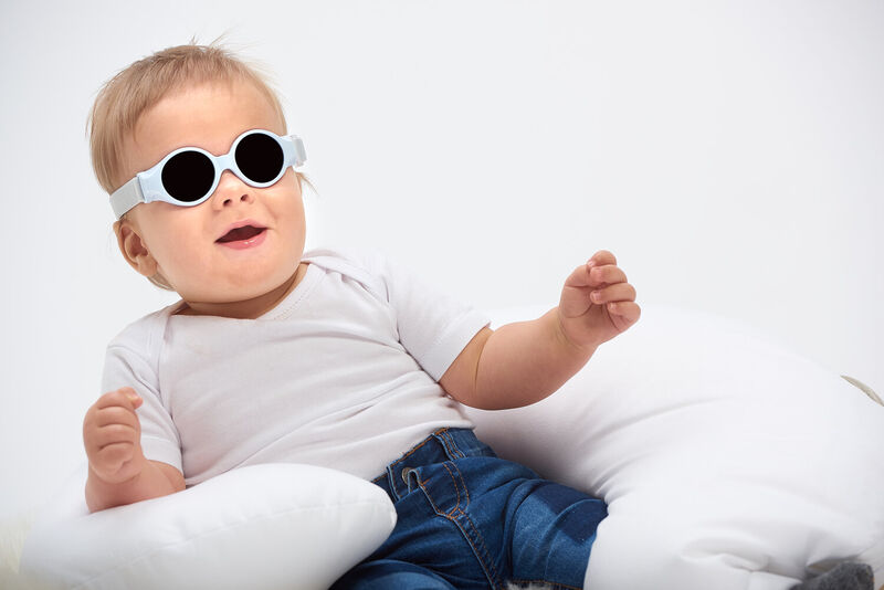Sunglasses 0-9 months glee pearl blue
