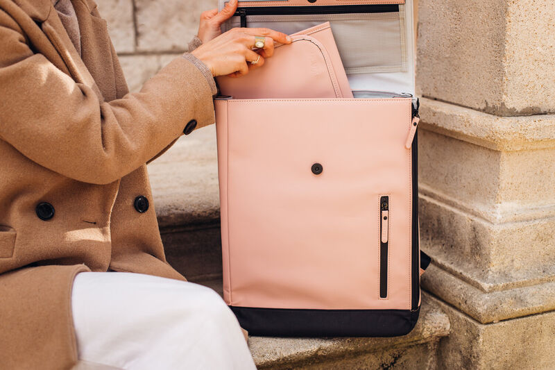 OSLO Changing bag Travel bag, Tote bag, Mommy bag, Nursery bag with changing mat - Vintage Rose