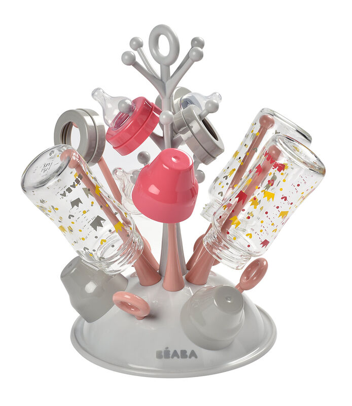  Tree Bottle Drying Rack pink