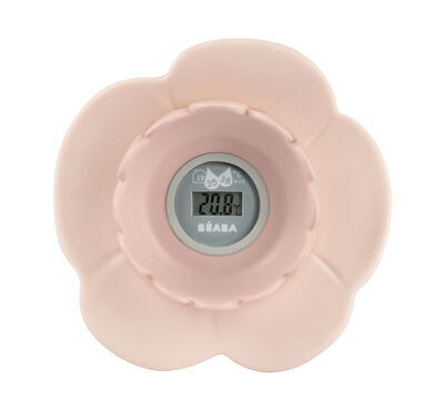 Lotus bath thermometer old pink