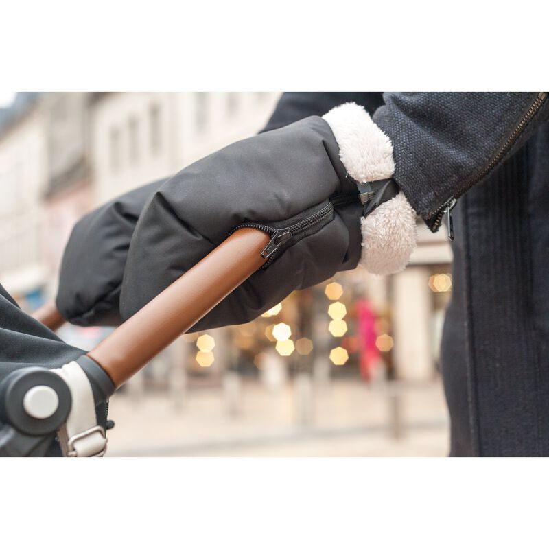Mittens for stroller black