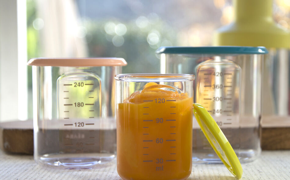 Baby Portion Jar120ml grey Baby Portion Jar120ml grey