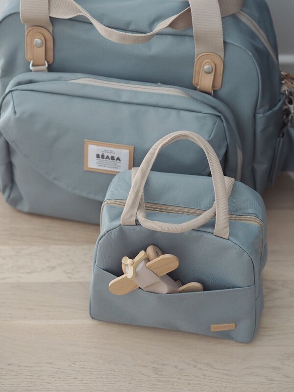 Isothermal lunch bag frosty green