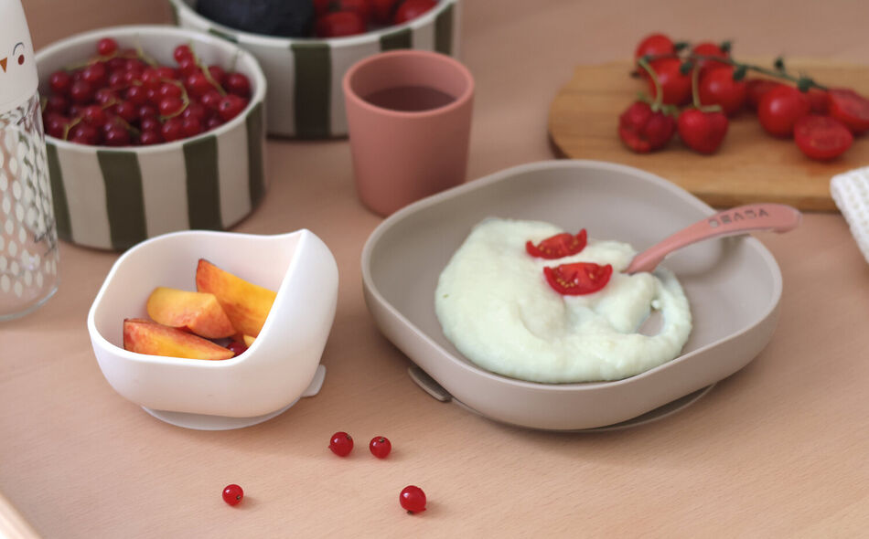 Contenitore per il pranzo in silicone da 4 pezzi - Terracotta / Gazelle 