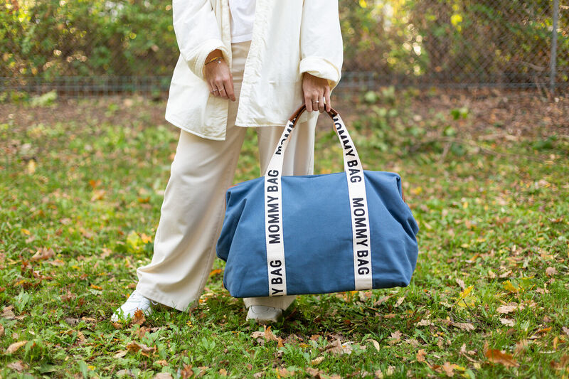 Nursery bag Family Bag Signature Canvas indigo