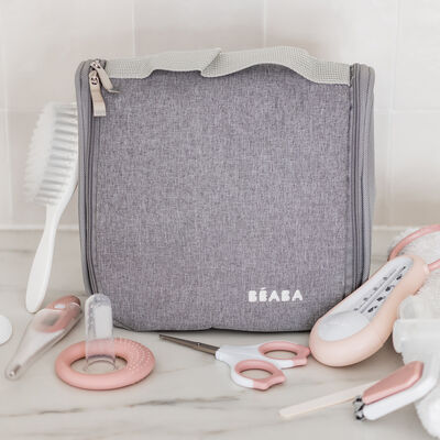 Trousse de toilette 10 accessoires - Vieux rose