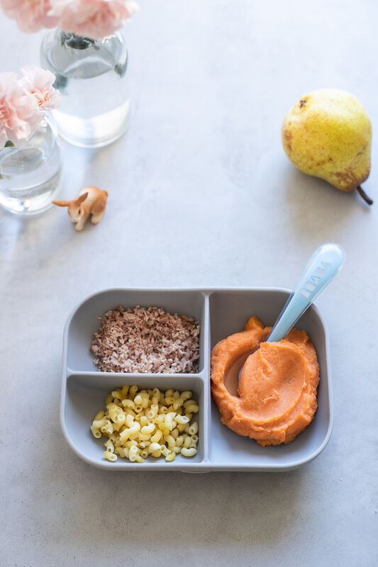 Silikon-Mahlzeit-Set mit Saugnapf grey
