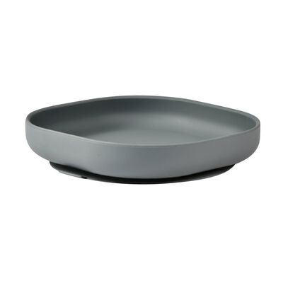 Silicone Suction Plate mineral grey