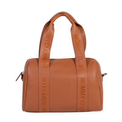 Mommy Club  Sac &agrave; Langer - Signature - Cuir Vegan - Brun