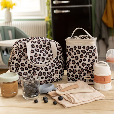 Isolierte Lunchtasche - Leopard clay