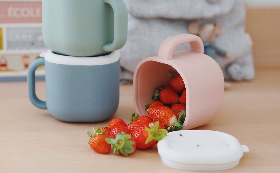 Snack box silicone baltic blue