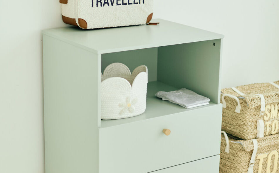 Suitcase Mini Traveller Teddy off white