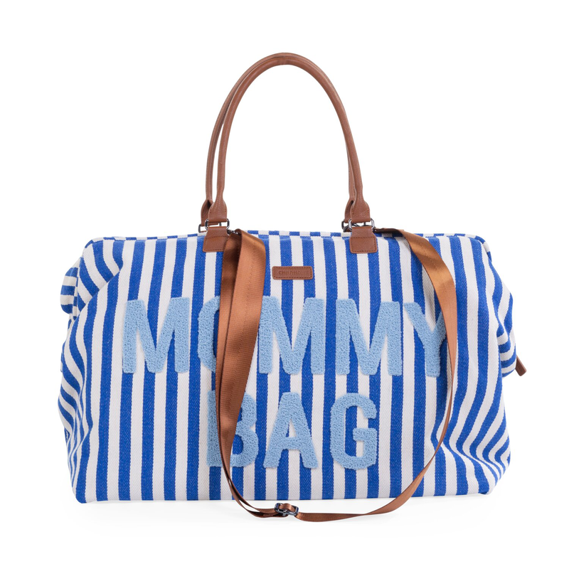 Mommy Bag &reg; Wickeltasche - Streifen  - Electric Blau/Light B
