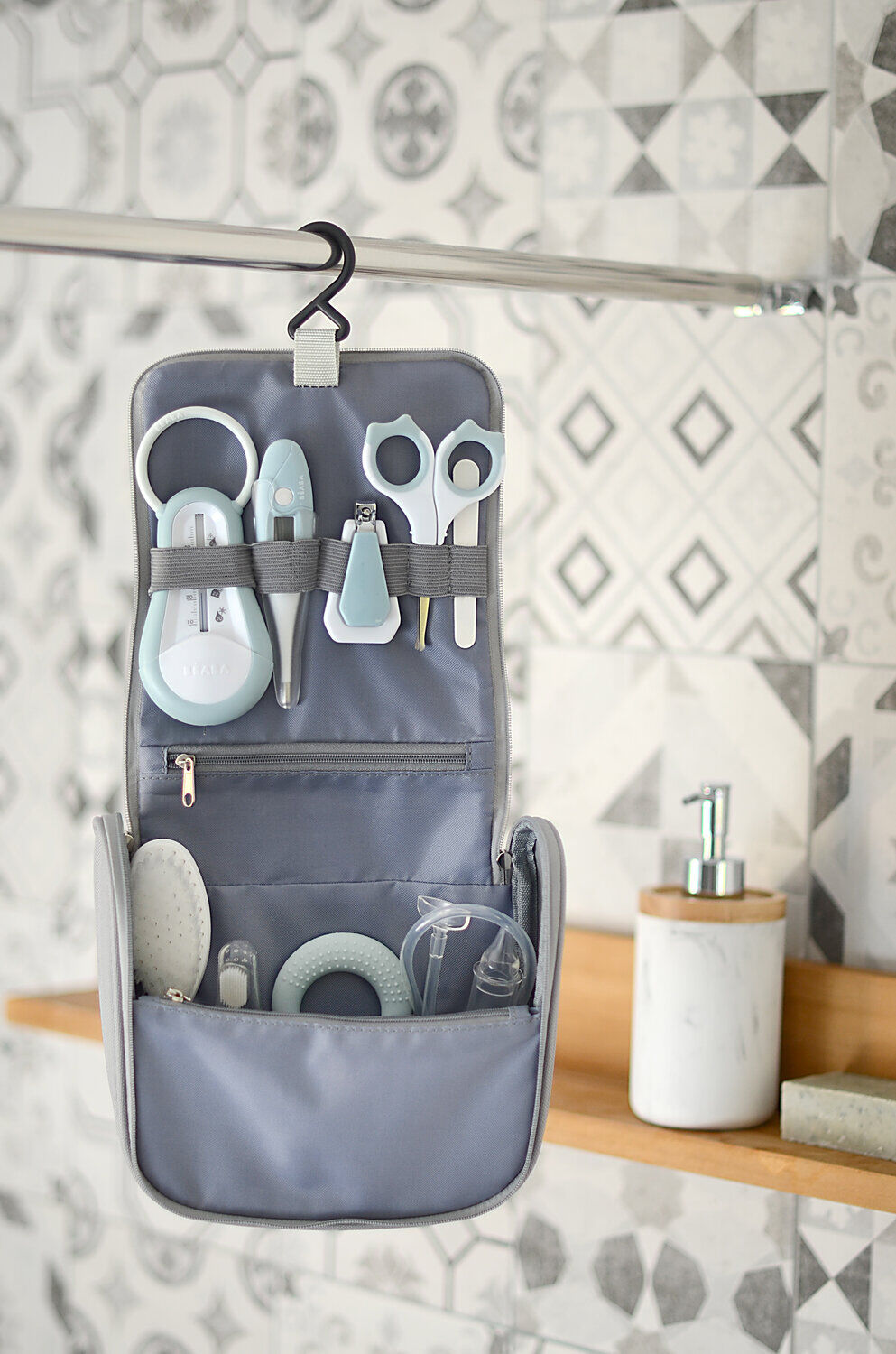 Neceser bebe green blue