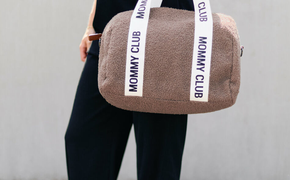 Nursery bag Mommy Club - Signature - Teddy Soft Brown