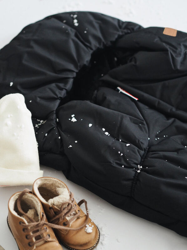 Saco universal de invierno 6-24m heather grey dots