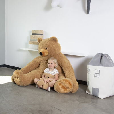 Spielzeugbox House grau cremewei&szlig;
