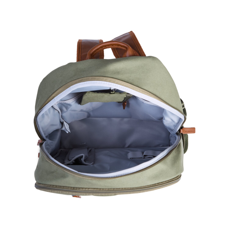 Daddy Bag Sac A Dos À Langer - Toile - Kaki (Childhome) - Image 5