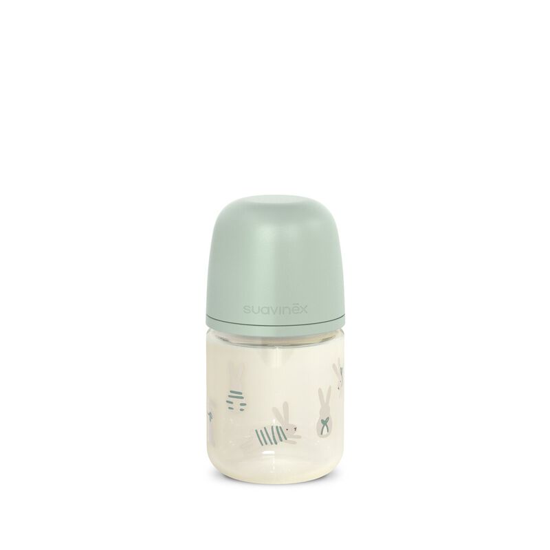 Biberon en verre avec t&eacute;tine SX Pro 120 ml d&eacute;bit S Wonderland