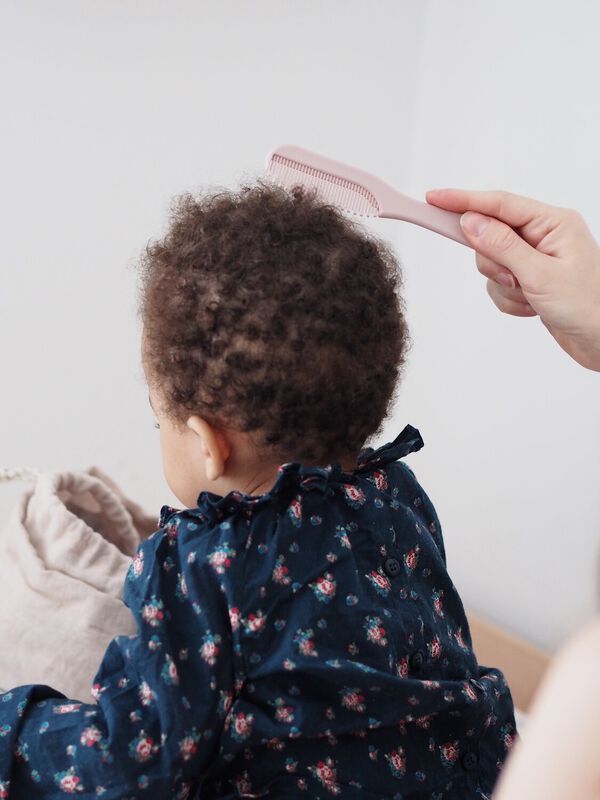 Baby Brush And Comb - Old Pink