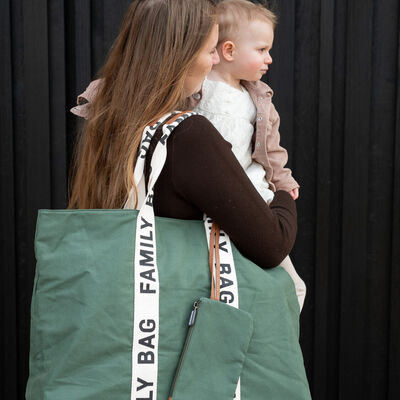 Family Bag Signature - Canvas Green