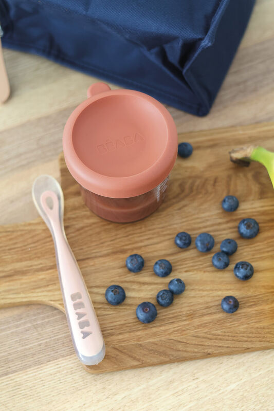 Glass Baby Food Jars 150ML - Terracotta 