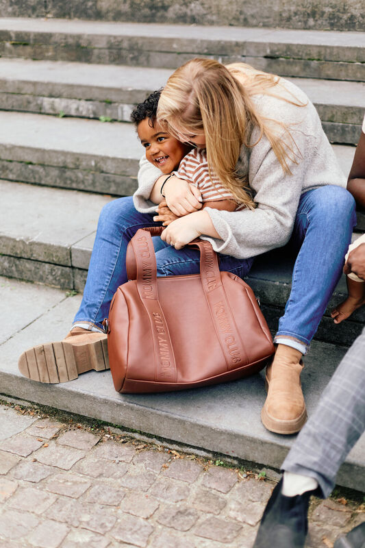 Mommy Club  Sac &agrave; Langer - Signature - Simili - Dark Brown