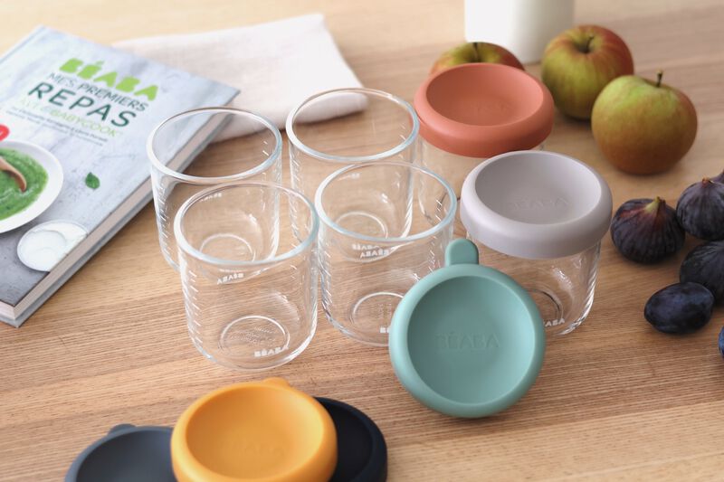 Set da 6 vasetti in vetro 250ml