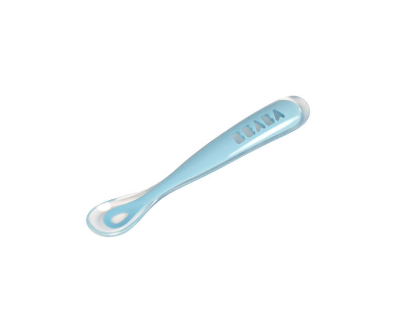 1st Stage Silicone Spoon blue