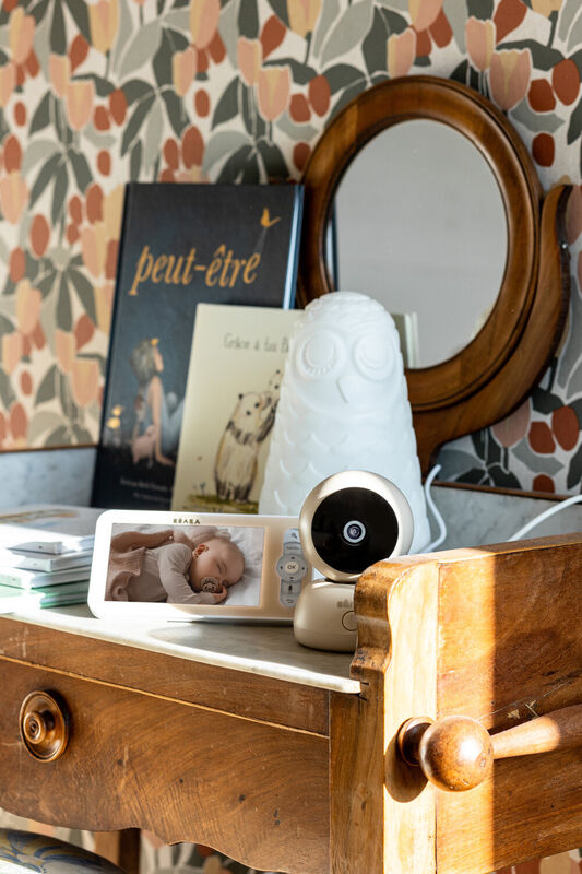 Zen Premium Video baby monitor - Clay earth