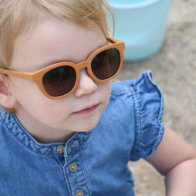 Sonnenbrille 2-4 Jahre SQUARE BRIGHT Karamell 