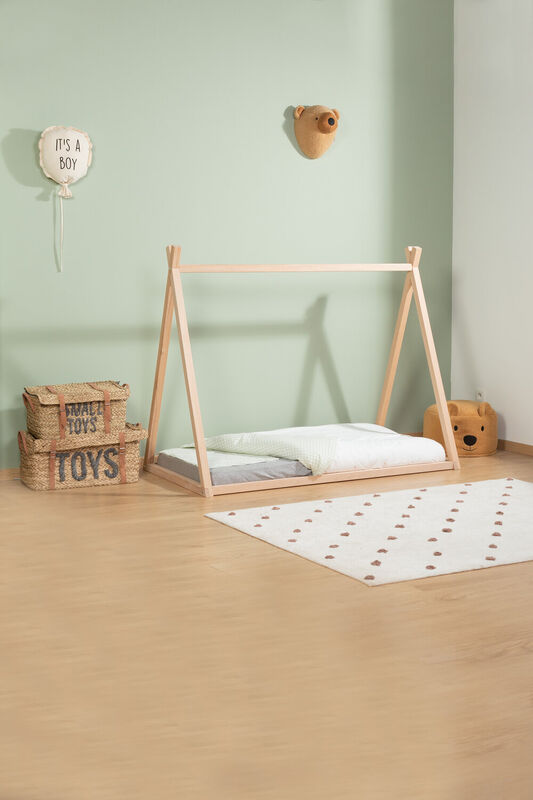 Canvas Ballon - It's A Boy - Muurdecoratie - 35x26x8 Cm