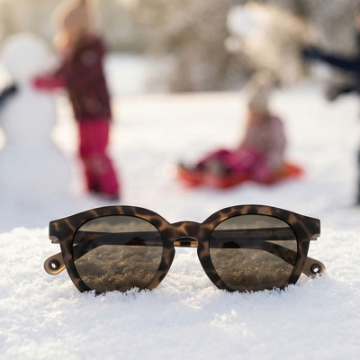 LUNETTES 4-6 ANS SQUARE SUNNY - &Eacute;caille L&eacute;opard