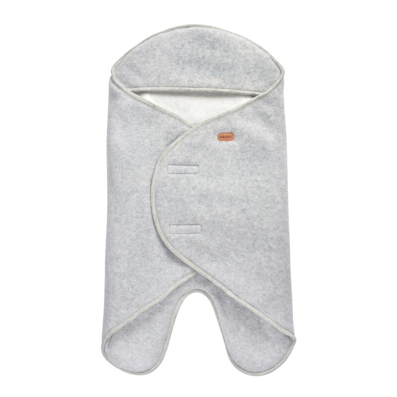 Babynomade® double fleece heather grey