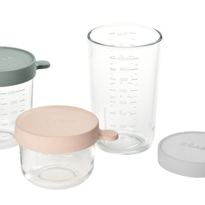 Pot De Conservation Bebe Beaba En Verre Ou Silicone Achat En Ligne